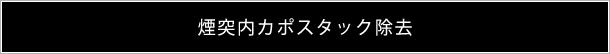 煙突内カポスタック除去